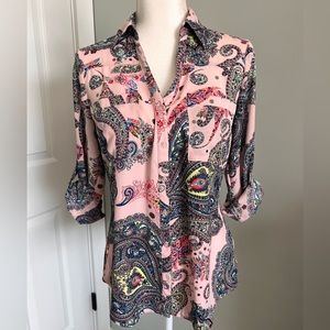 Expresse Paisley, Portofino blouse Size S